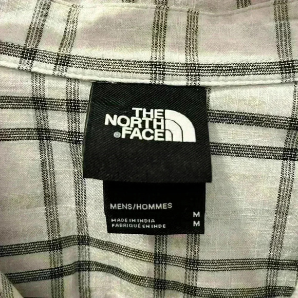 Mens The North Face  SS Button Down Cotton Shirt - Picture 2 of 5